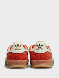 Adidas - Gazelle Indoor Sneakers in Glow Amber, Off-White and Magic Beige