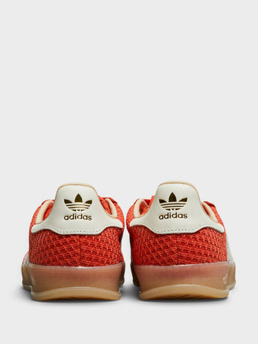 Adidas - Gazelle Indoor Sneakers in Glow Amber, Off-White and Magic Beige