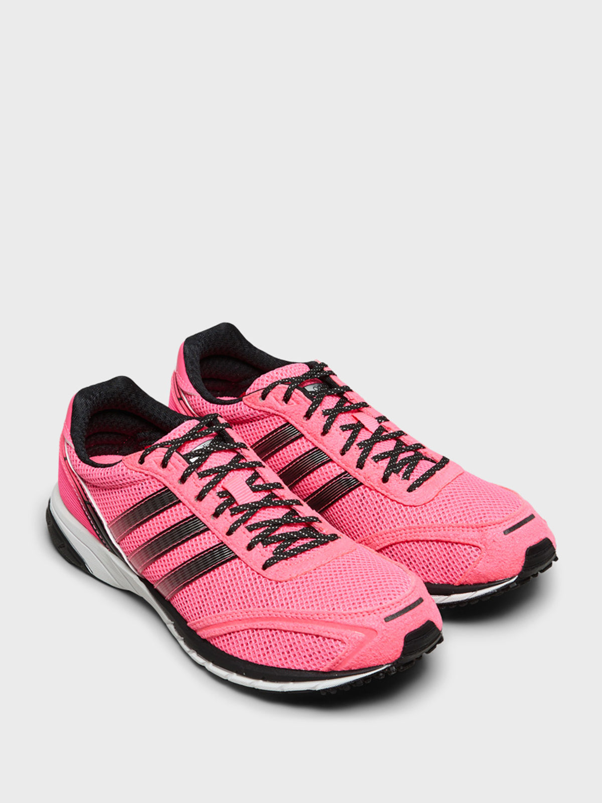 Adidas - Adizero Adios OG Sneakers in Lucid Pink, Core Black and Cloud White