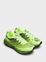 Adidas - ADISTAR HRMY Sneakers in Hi-Res Yellow, Iron Metallic and Core Black