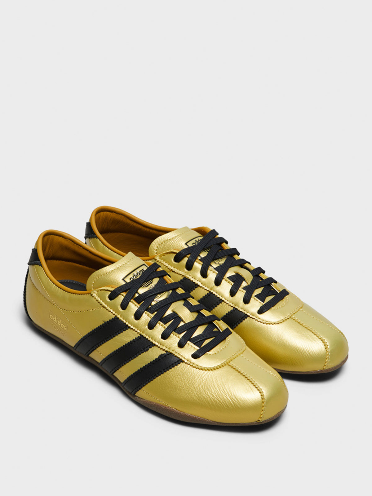 Adidas - Tokyo Decon Sneakers in Gold Metallic, Core Black and Preloved Bronze