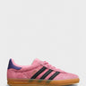 Adidas - Gazelle Indoor Sneakers in Bliss Pink, Core Black and Collegiate Purple