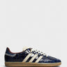 Adidas - Wales Bonner Samba Sneakers in Collegiate Navy, Wonder White and Night Red