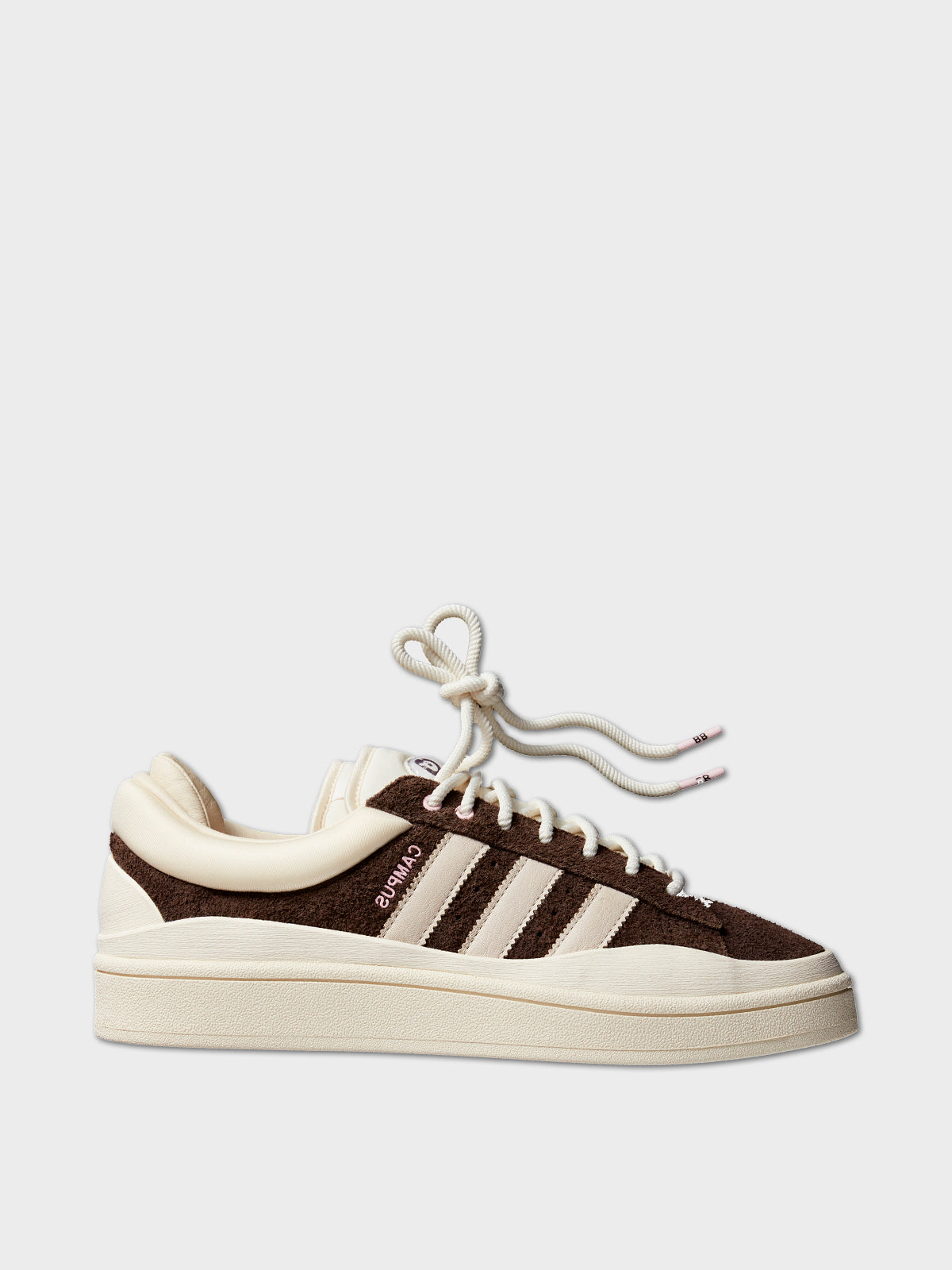 Adidas - Bad Bunny Last Campus Sneakers in Brown and White