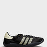 Adidas - Wales Bonner Karintha Lo Satin Sneakers in Core Black, Dark Brown and Cream White