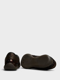 Adidas - Wales Bonner Karintha Sequin Sneakers in Supplier Colour, Dark Brown and Core Black