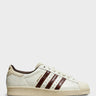 Adidas - Wales Bonner Superstar Sneakers in Wonder White, Fox Brown and Wonder White
