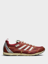 Adidas - Adizero PR SFTM Sneakers in Legacy Red, Cream White and Wild Sepia