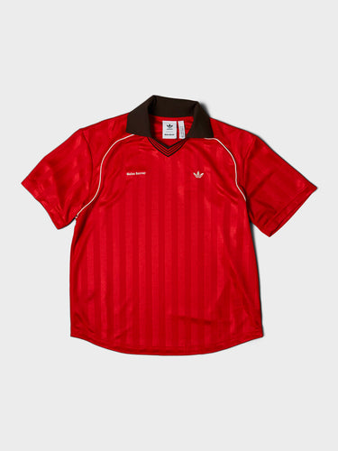 Adidas - Wales Bonner Football T-Shirt in Better Scarlet