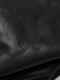 AF Agger - Leather Tote Bag in Black