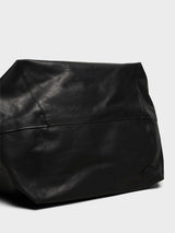 AF Agger - Leather Tote Bag in Black