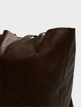 AF Agger - Leather Tote Bag in Brown