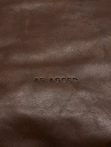 AF Agger - Leather Tote Bag in Brown