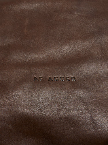 AF Agger - Leather Tote Bag in Brown