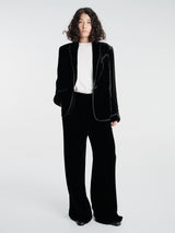 AF Agger - Silk Velvet Tuxedo in Black