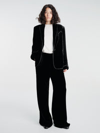 AF Agger - Silk Velvet Tuxedo in Black