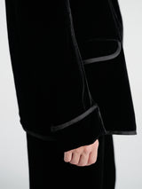 AF Agger - Silk Velvet Tuxedo in Black