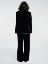 AF Agger - Silk Velvet Tuxedo in Black