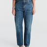 Aiayu - Collin Midwaist Relaxed Jeans in Worn Blue