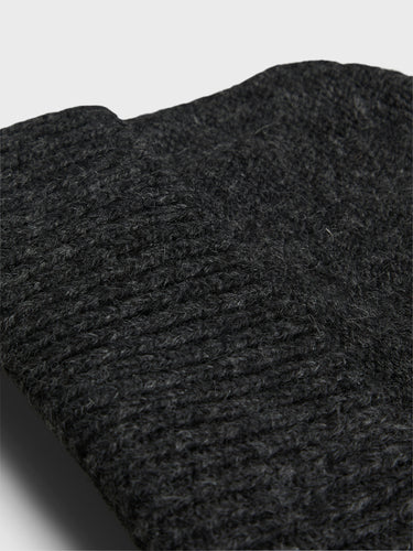 Aiayu - Baby Beanie in Pure Dark Grey
