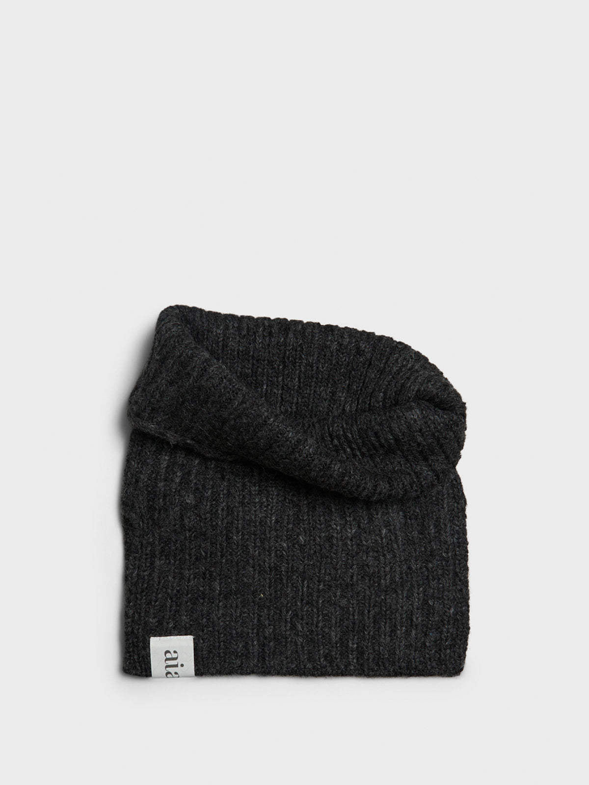 Aiayu - Nelllie Neck Warmer in Pure Dark Grey