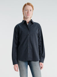Aiayu - Penny Shirt Check in Evergreen