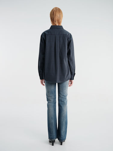Aiayu - Penny Shirt Check in Evergreen