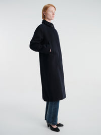Aiayu - Noah Coat in Black Navy