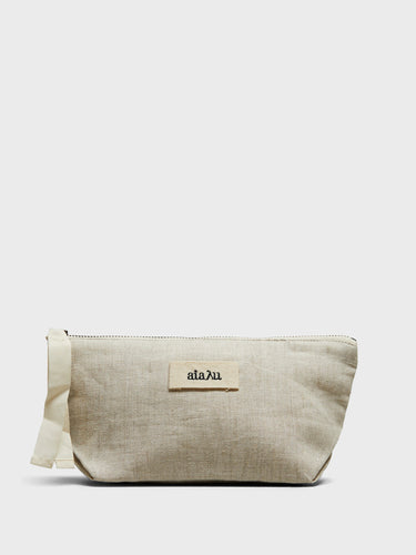 Aiayu - Pouch Linen Mini in Pure Nature