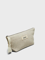 Aiayu - Pouch Linen Mini in Pure Nature