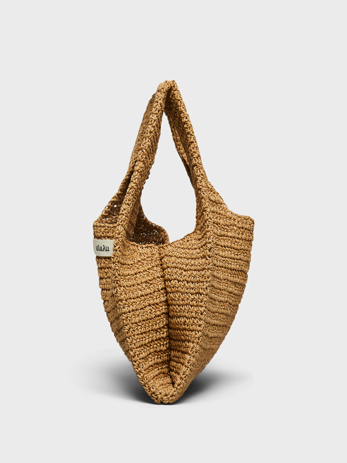 Aiayu - Sophia Straw Bag Small in Pure Natural