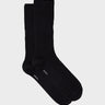 Aiayu - Wool Rib Socks in Black