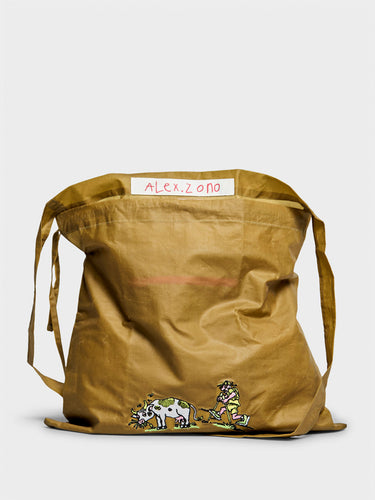 Alex Zono - Running Club Draw Bag in Brown