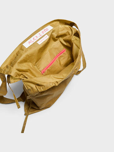 Alex Zono - Running Club Draw Bag in Brown