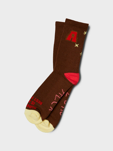 Alex Zono - Southern Cross Feet Huggers in Brown