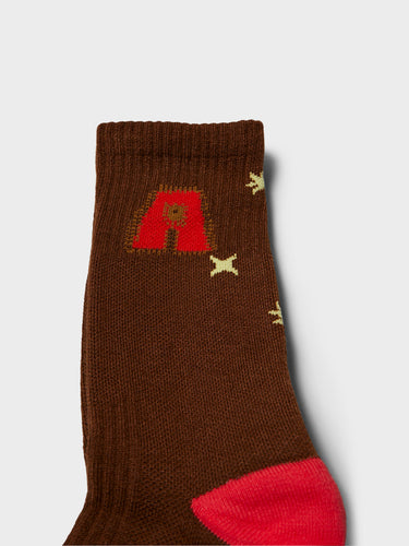 Alex Zono - Southern Cross Feet Huggers in Brown