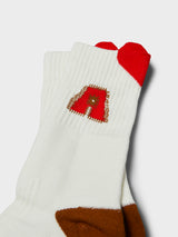 Alex Zono - Running Loves You Feet Huggers in Cream