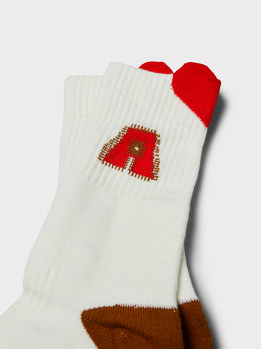 Alex Zono - Running Loves You Feet Huggers in Cream