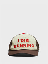 Alex Zono - I Dig Running Trucker Hat in Brown