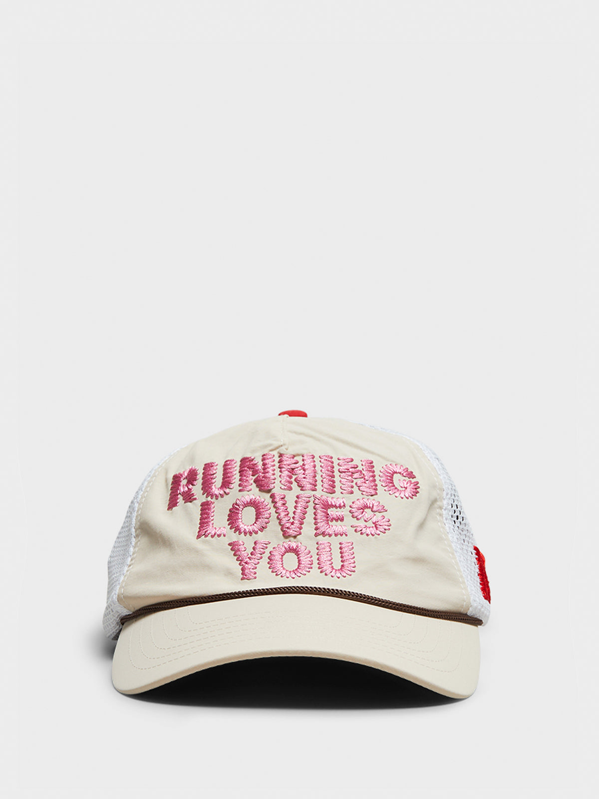 Running Loves You Trucker Cap i Hvid