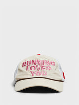 Alex Zono - Running Loves You Trucker Cap in White
