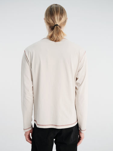 Another Aspect - Another T-Shirt 3.0 in Grey and Burnt Red