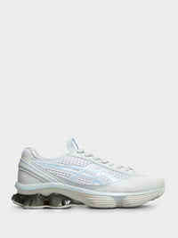 Asics - US6-S Gel-Kinetic Fluent Sneakers in Glacier Grey and Soft Sky