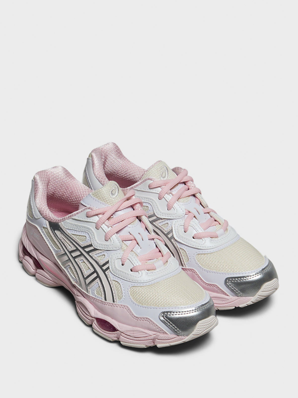 Asics - Gel-NYC in Sneakers in Cream/Pure Silver