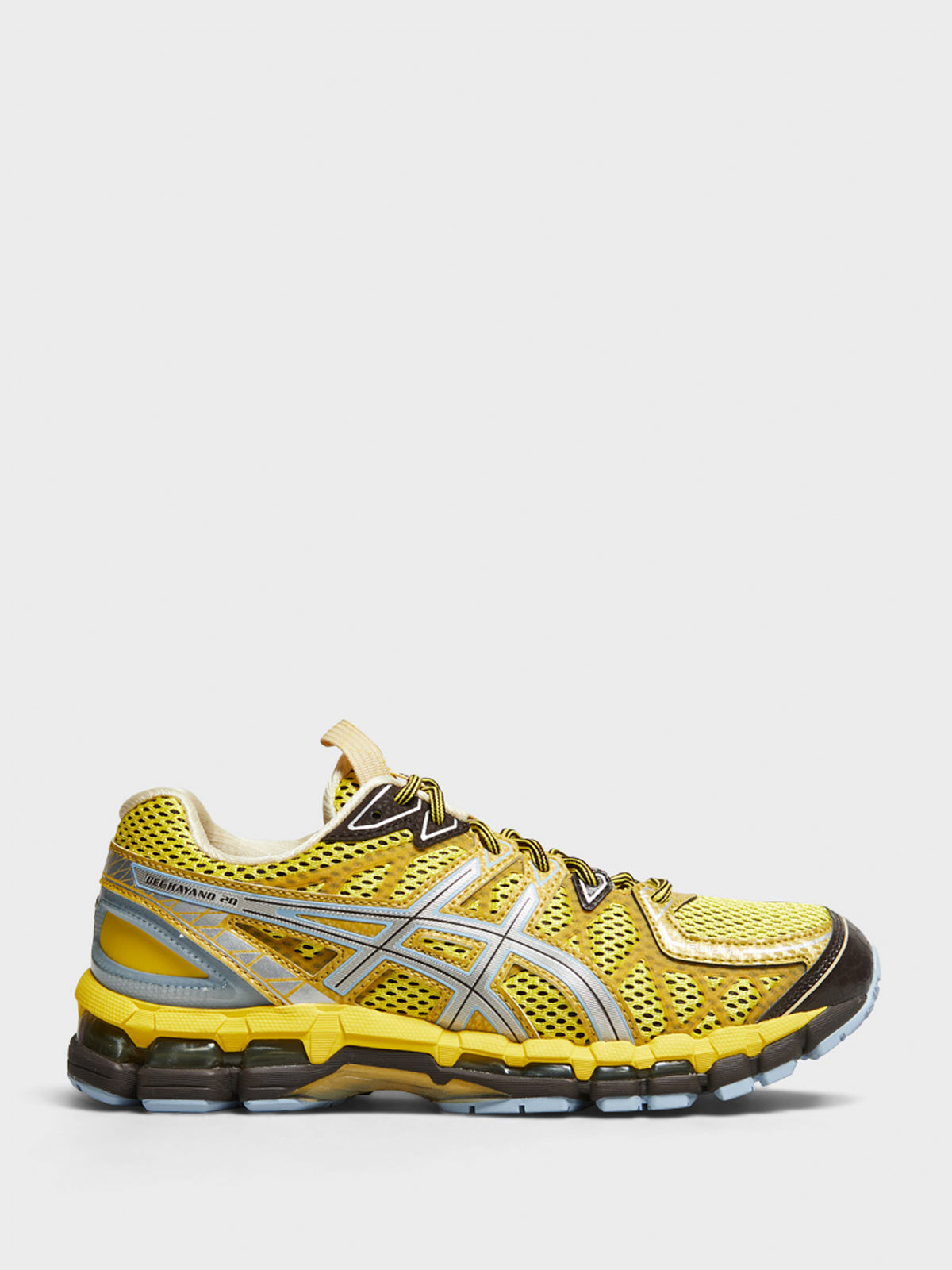 UB9-S Gel-Kayano 20 Sneakers in Vibrant Yellow and Pure Silver