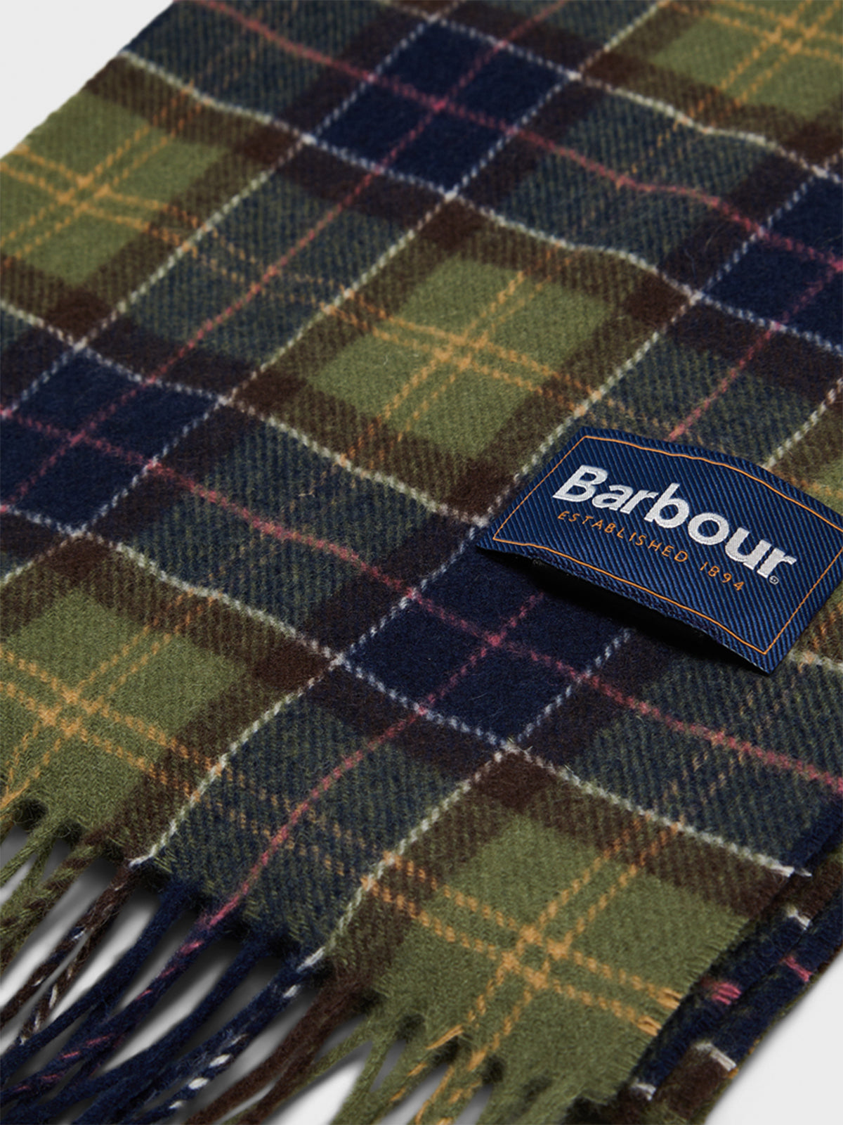 Barbour - Tartan Lambswool Scarf in Classic Tartan