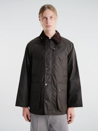 Barbour - OS Bedale Wax Jacket in Dark Brown