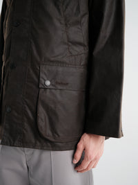 Barbour - OS Bedale Wax Jacket in Dark Brown