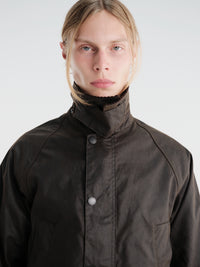 Barbour - OS Bedale Wax Jacket in Dark Brown