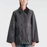 Barbour - Barbour OS Bedale Wax Jacket in Grey